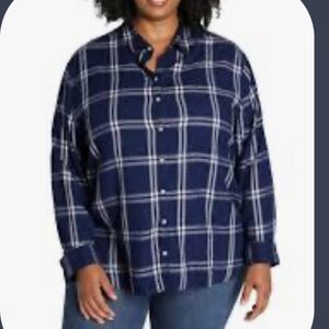 Jach’s NY Girlfriend Plaid Pearl Snap Button Shirt